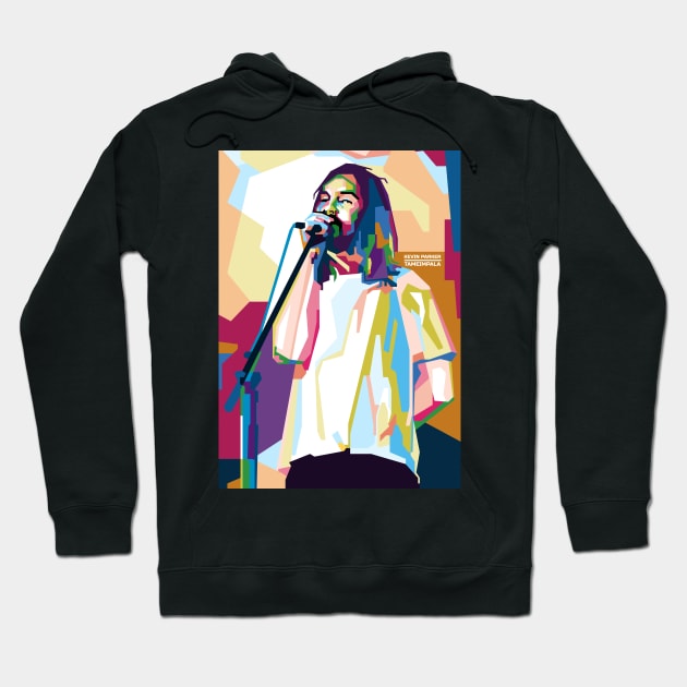 Popart kevin parker in WPAP Hoodie by smd90